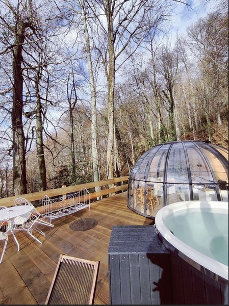 Hébergement AbracadaRoom : Le Dôme Transparent & son spa - Image 14