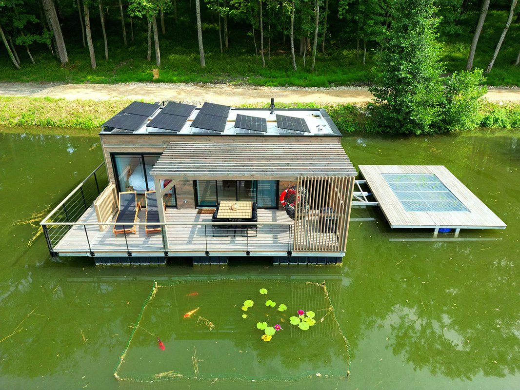 Cabane sur l'eau : L’Õthentique à Sainte Gemme (4)