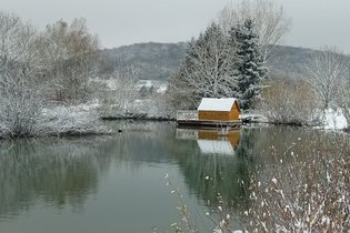 Cabane sur l'eau Meuse