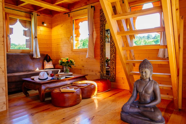 Hébergement AbracadaRoom : Boomhut "tempel" Emei Shan met hot tub - Image 6