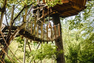 Cabane dans les arbres Haute-Saône