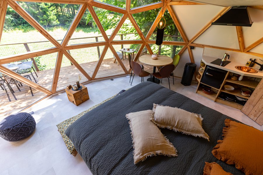 Hébergement AbracadaRoom : Panoramic dome, total immersion in nature - Image 17