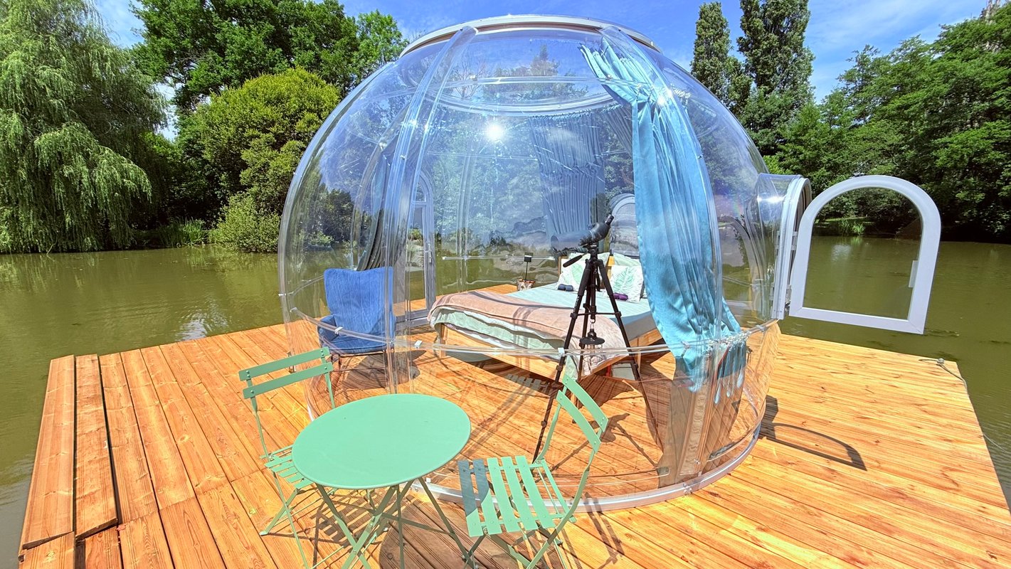 La Bulle sur l'eau à Santranges (4)