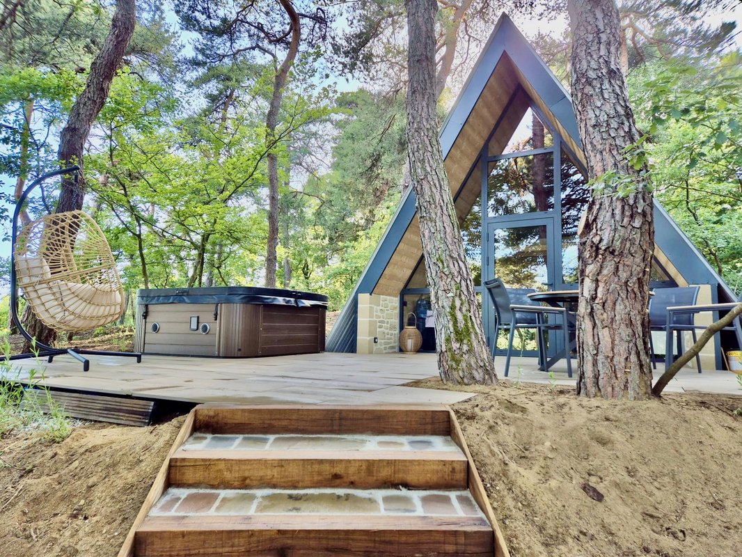 Chalet  CanopéA SPA Privatif, Domaine CollinéA en Drôme Des Collines à Bathernay (5)