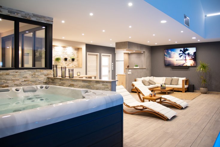 Hébergement AbracadaRoom : Gite O², Piscine, Spa & Cinéma - Image 7