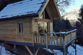Cabane sur pilotis Alpes-de-Haute-Provence