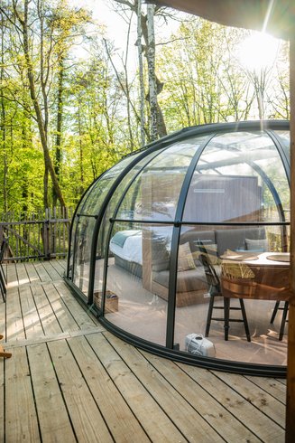 Hébergement AbracadaRoom : Grand dôme perché Spa - Geai des chênes - Image 28