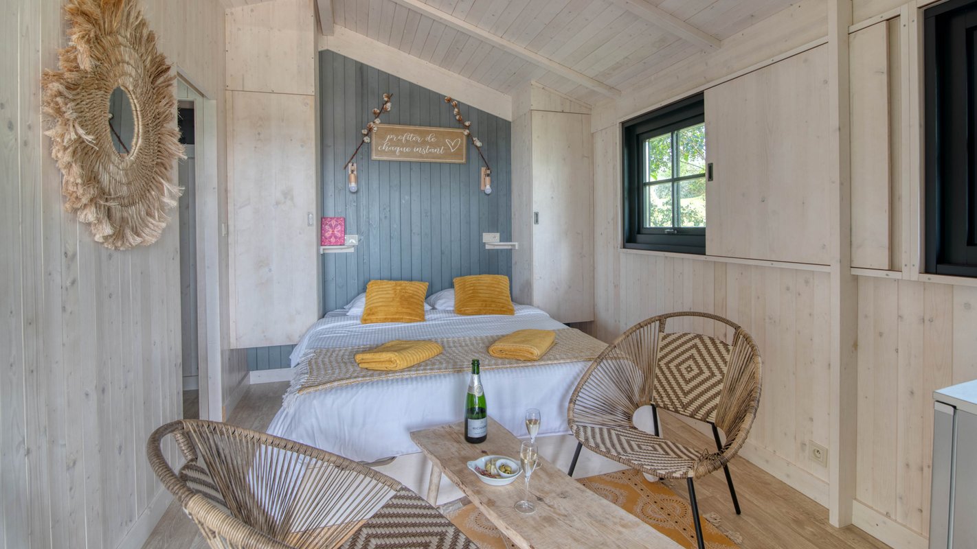 Cabane Miel et Coton -  spa privatif à Villarzel Du Razès (13)