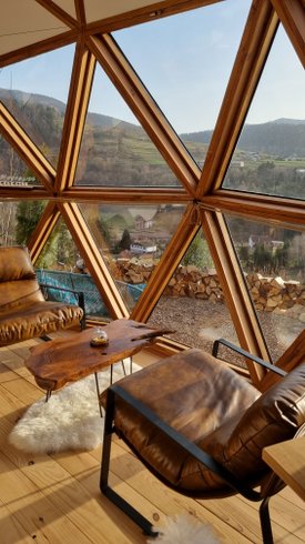 Hébergement AbracadaRoom : Dôme "Le Cocon" vue panoramique – Vosges - Image 14