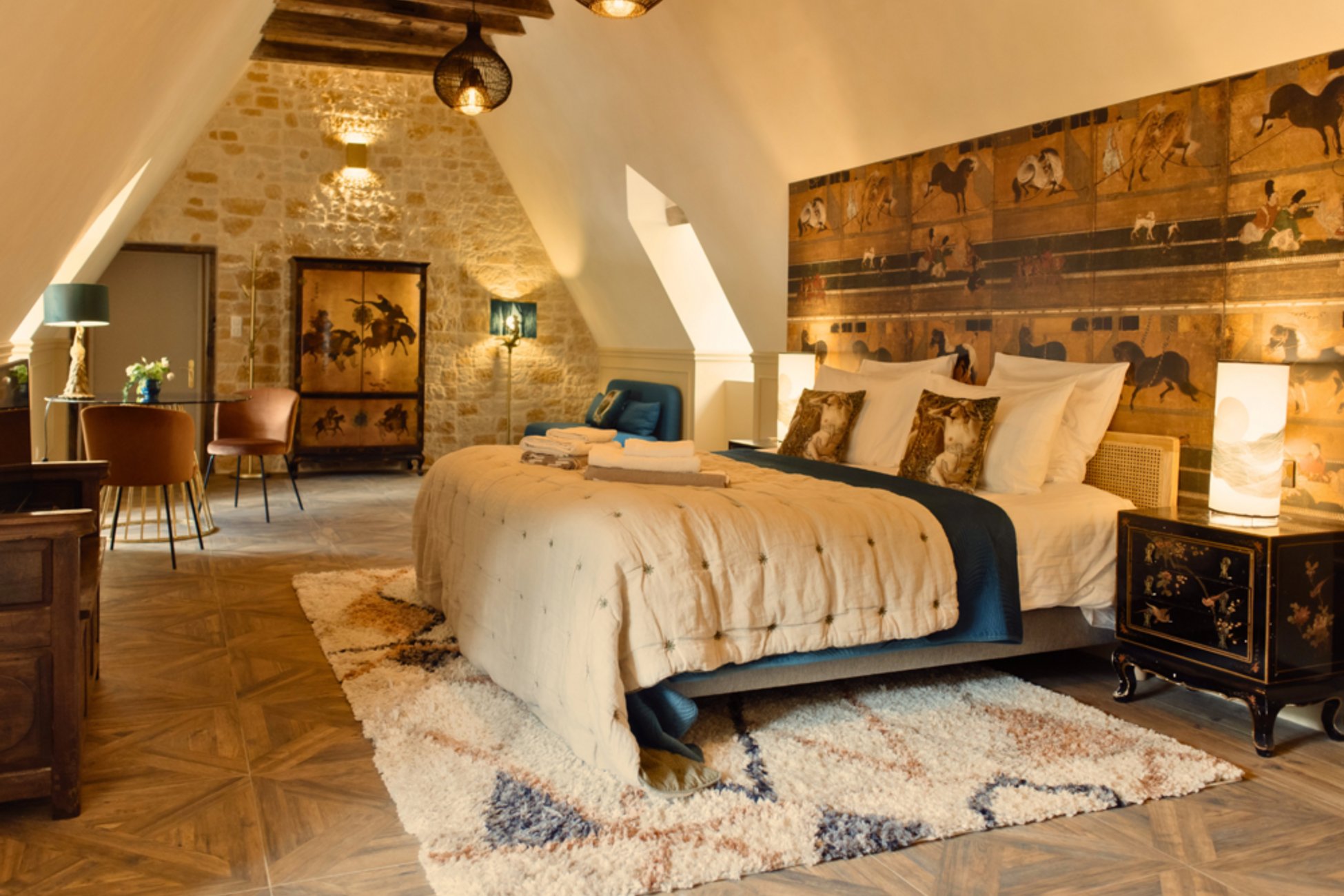 Hébergement UnicStay : Manoir de Laroque Delprat - Suite de Lao Tseu à Autoire
