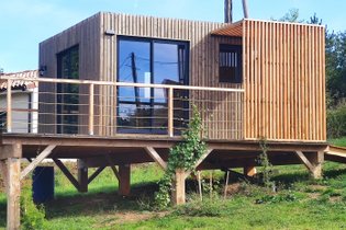 Cabane sur pilotis Ardèche