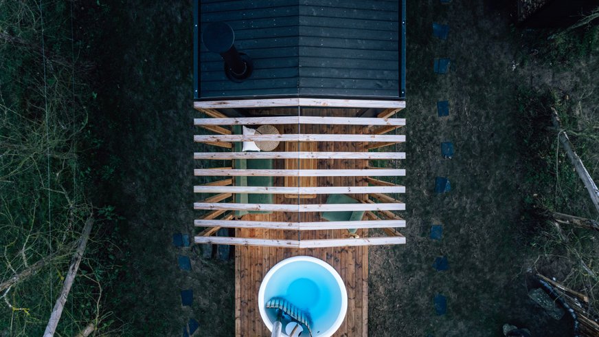 Hébergement AbracadaRoom : Sacrée Cabane - Bain nordique & douche cascade - Image 7