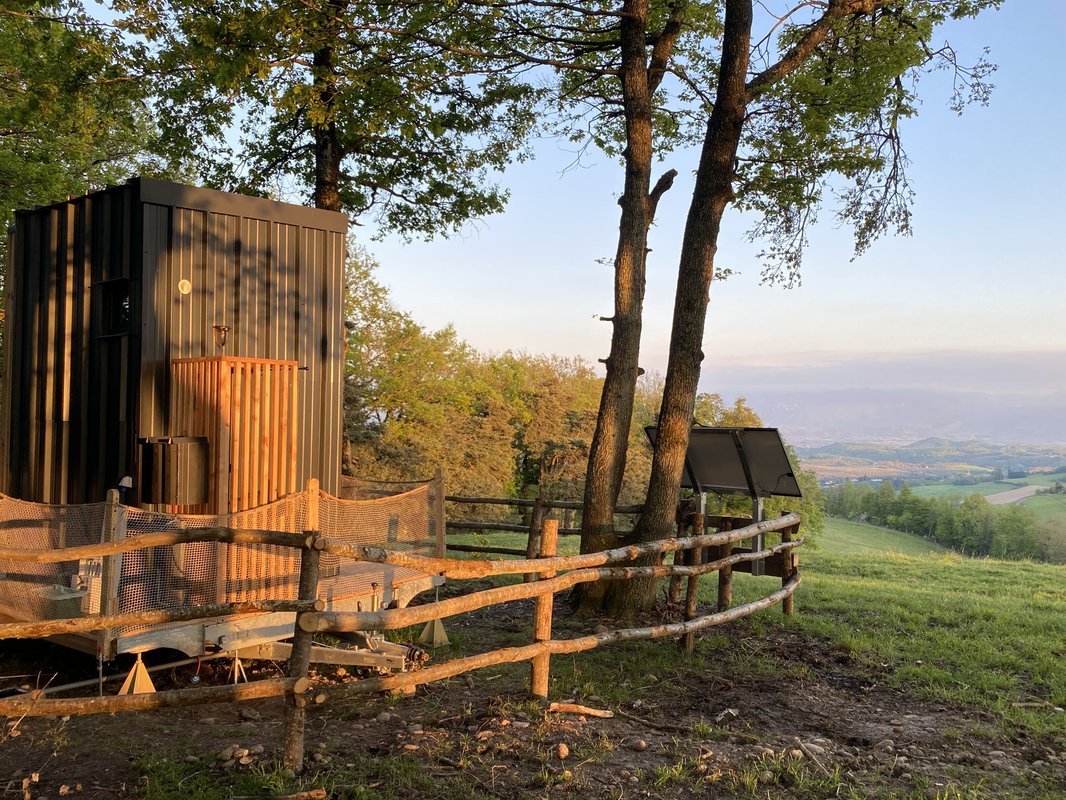 Terrasse des Chambarans - Panorama sur le Vercors à Bessins (45)