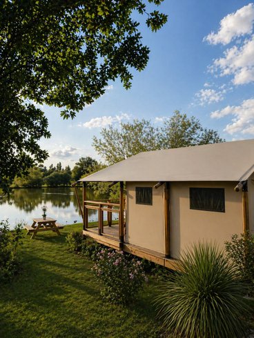 Hébergement AbracadaRoom : Tente safari au bord de l'étang - Image 4