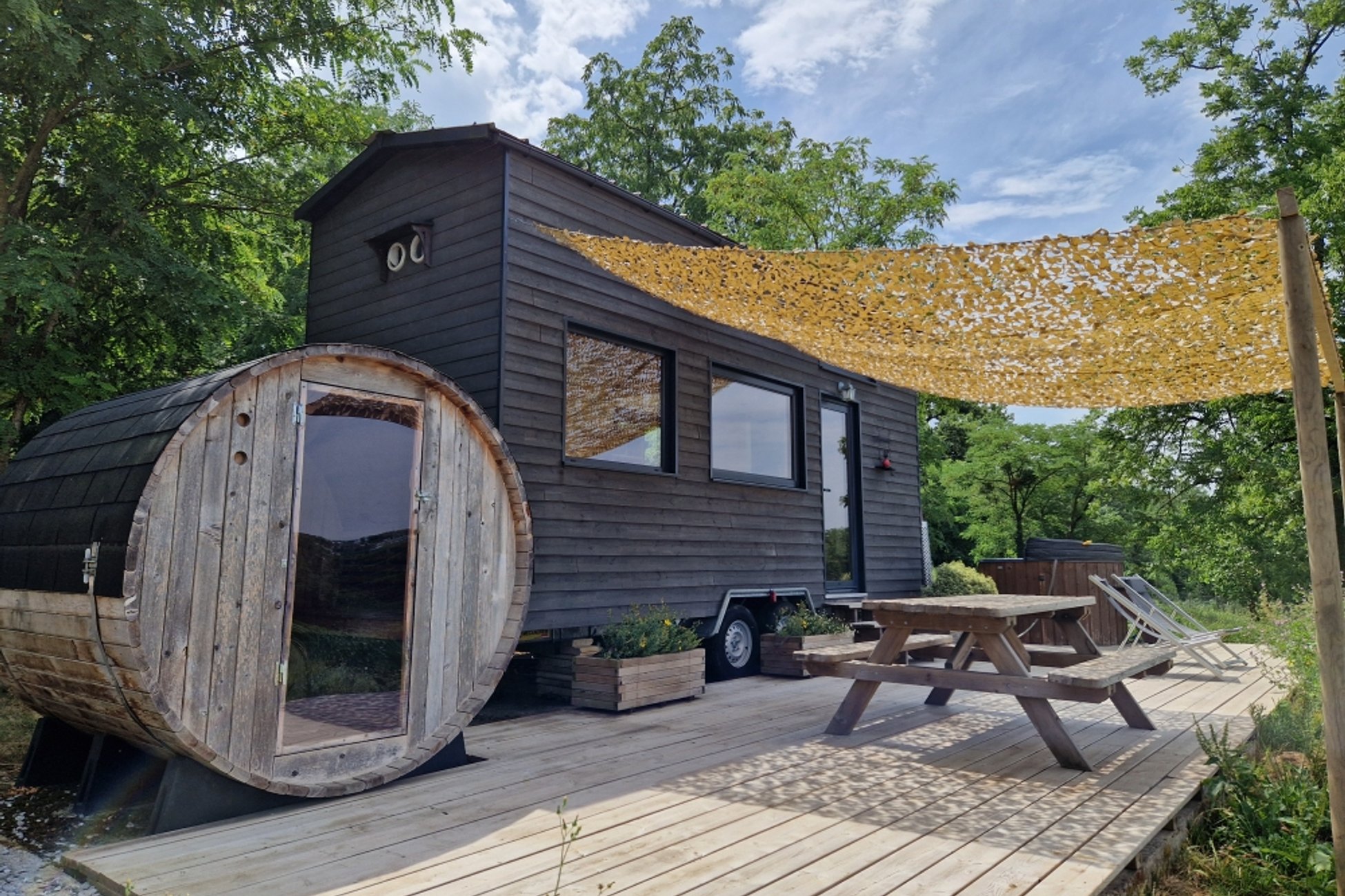 Hébergement UnicStay : Lou Cabanot - Spa & Sauna à Goos