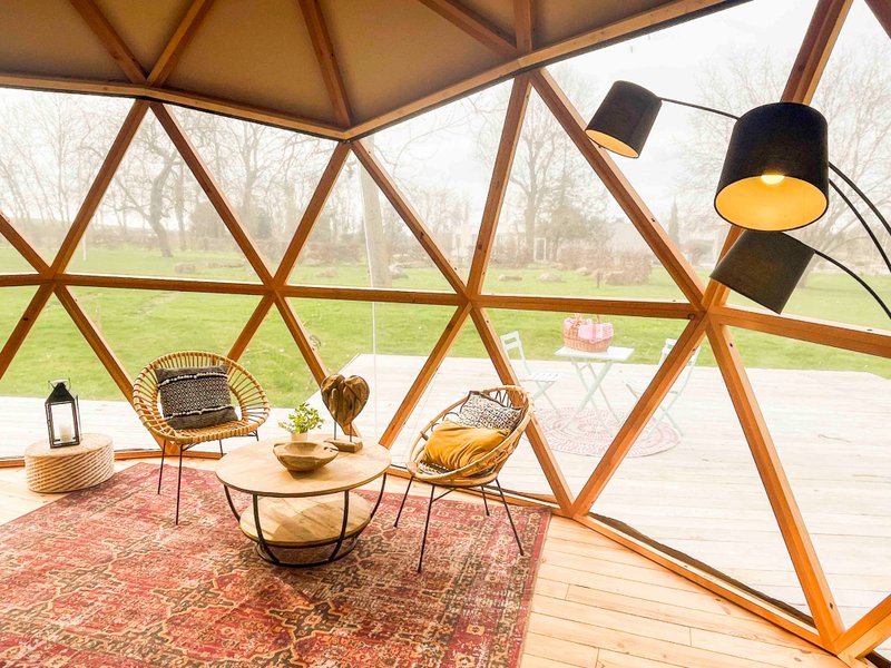 Hébergement AbracadaRoom : Le Dôme avec Bain nordique - Image 5