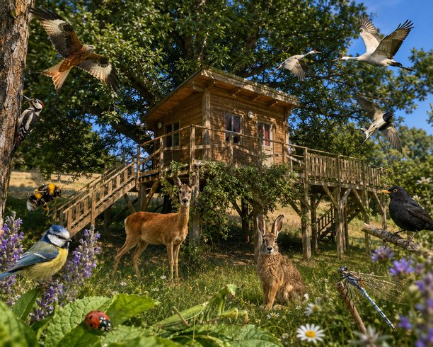 Domaine AbracadaRoom : Cabane dans le chêne tricentenaire - Image 18
