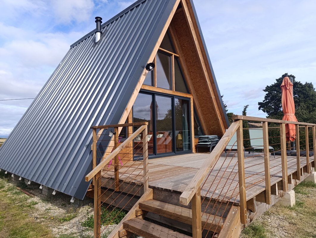 La Cabane des Biquets - Vue sur les collines à Mazerolles Du Razés (4)