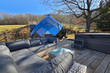 Zome jacuzzi et sauna privatif à Saint-Martin-D'uriage (2)