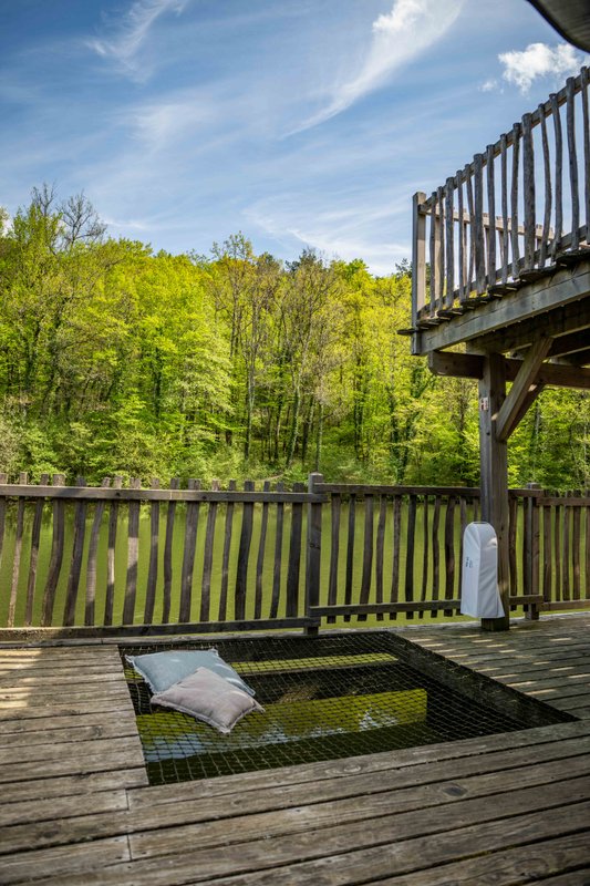 Cabane flottante Spa - Martin pêcheur à Vernois Les Vesvres (21)