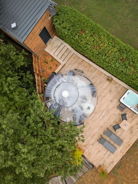 Hébergement AbracadaRoom : La Bulle StélléA SPA Privatif, Domaine CollinéA en Drôme Des Collines - Image 5