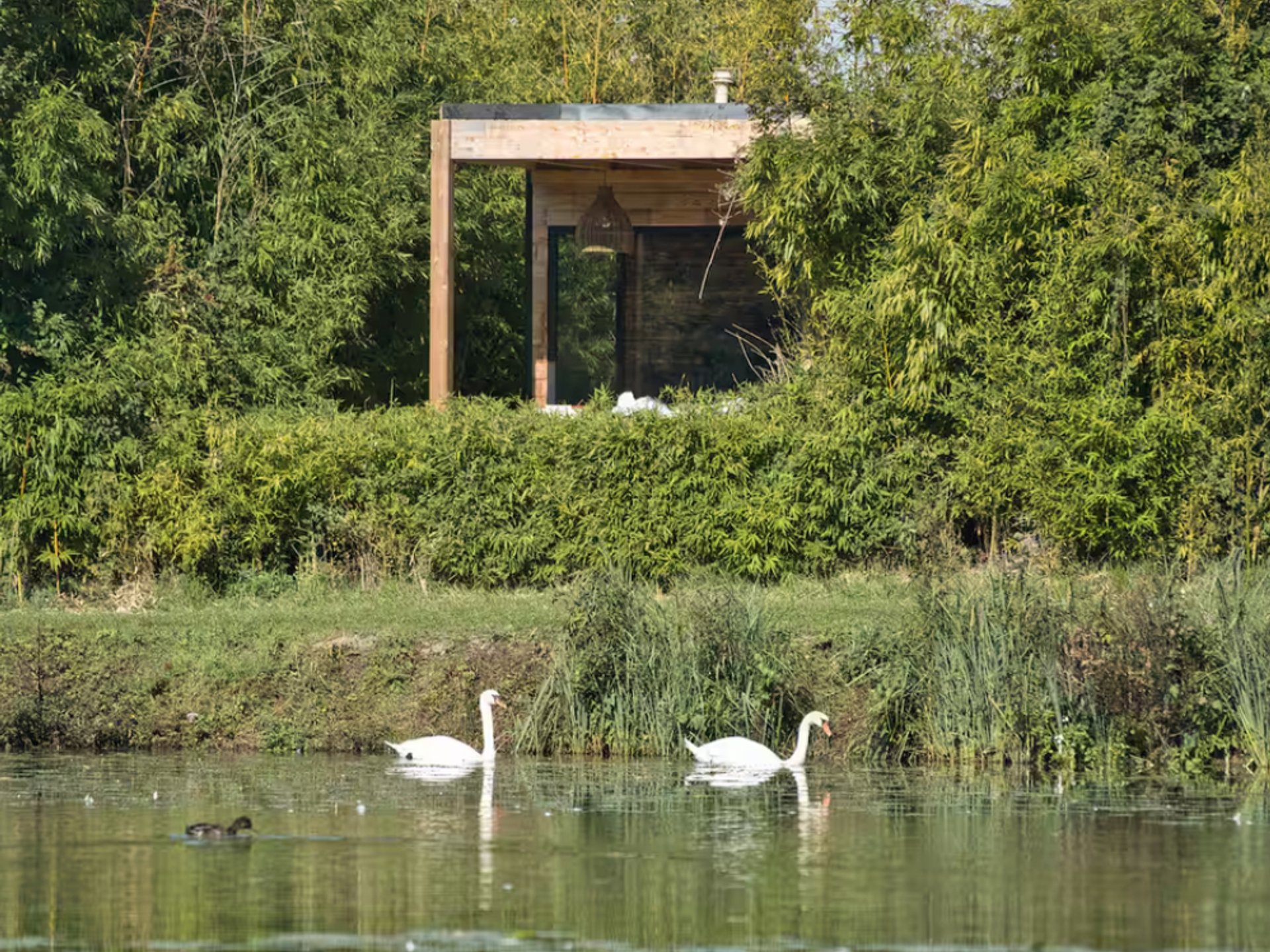 Lodge haut de gamme & bain nordique privatif au bord du Canal de Briare à 1h15 de Paris