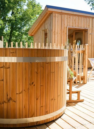 Ma cabane des rails & SPA à Chartrier Ferriere