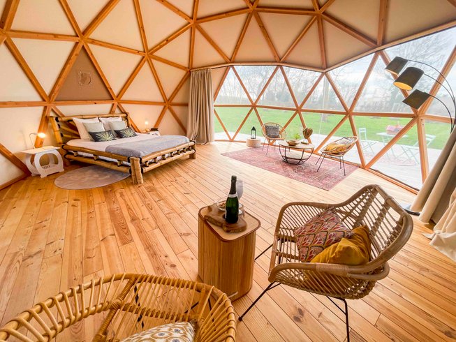 Hébergement AbracadaRoom : Le Dôme avec Bain nordique - Image 10