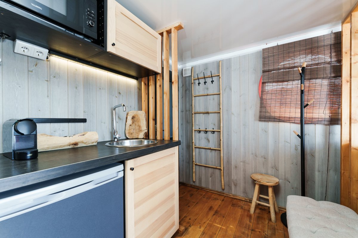 Suite flottante Lit Queen-size Sauna à Saint-Martin-La-Garenne (8)