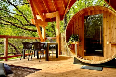 Cabane perchée & spa + sauna à Puygaillard De Quercy (2)