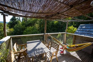 Cabane sur pilotis Lozère