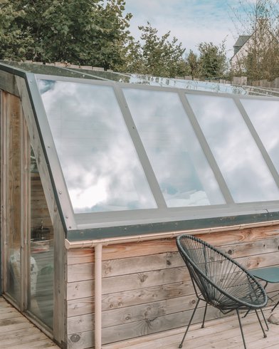 Hébergement AbracadaRoom : Cabane en verre & bain nordique privatif - Image 9