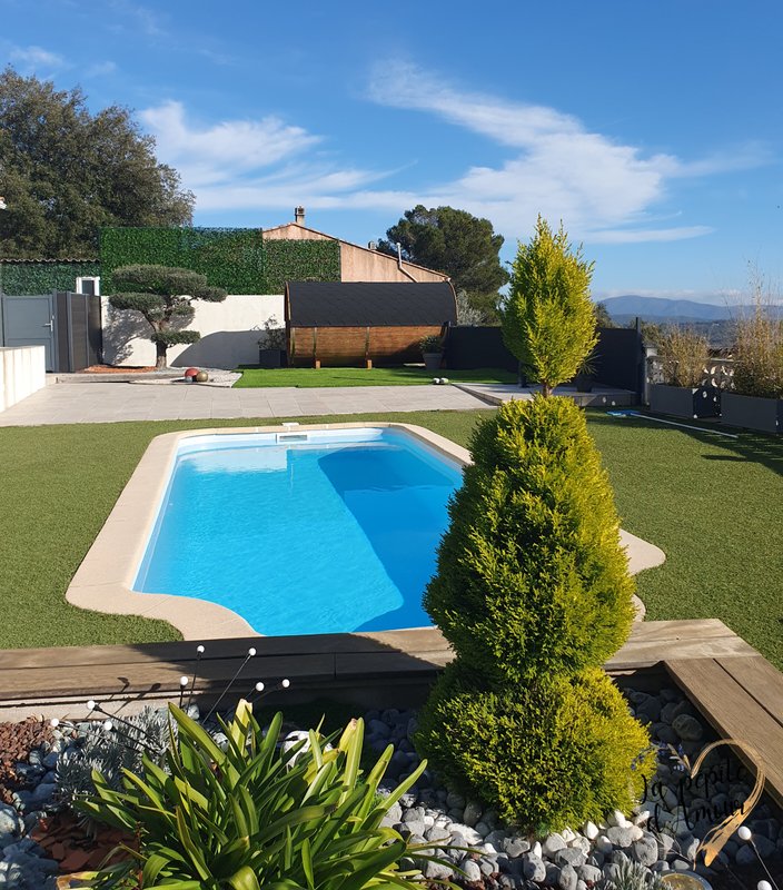La Pépite d'Amour, villa 5* avec spa privatif, sauna, piscine privée à volonté ! à Ste Anastasie Sur Issole (7)
