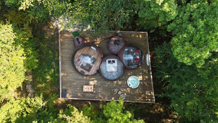 Hébergement AbracadaRoom : Bulle du  bois & Spa privatif - Image 12