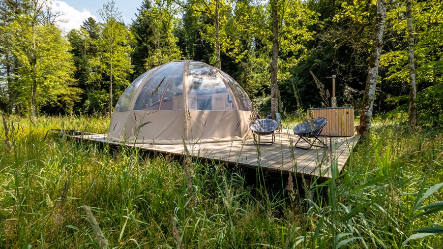 Hébergement AbracadaRoom : Orion & Spa : Wigwam pour nuitée à la belle étoile - Image 2