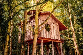 Cabane sur pilotis Oise