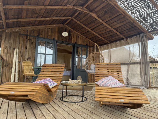 Hébergement AbracadaRoom : Cabane Lodge duo SPA (17 m² - 1 ch - 2 pers.) - Image 7