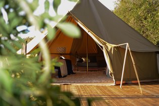 Tente et tente lodge Tarn