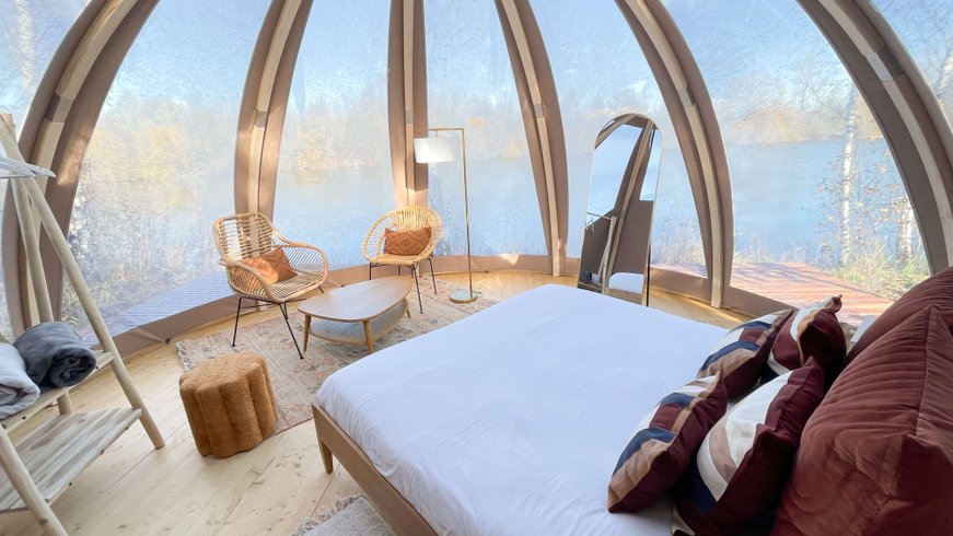 Hébergement AbracadaRoom : Le Dôme étoilé sur l'île - Image 15