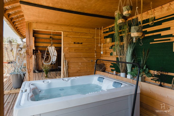 Hébergement AbracadaRoom : La Cavalière & Spa Vue Nature au bord de l'eau & Tandem - Image 1