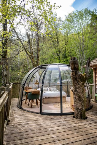 Hébergement AbracadaRoom : Dôme perché Spa - Chouette - Image 10
