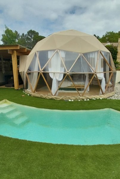 Hébergement AbracadaRoom : "M"ANON-Dôme Géodésique, piscine, spa et sauna. - Image 38