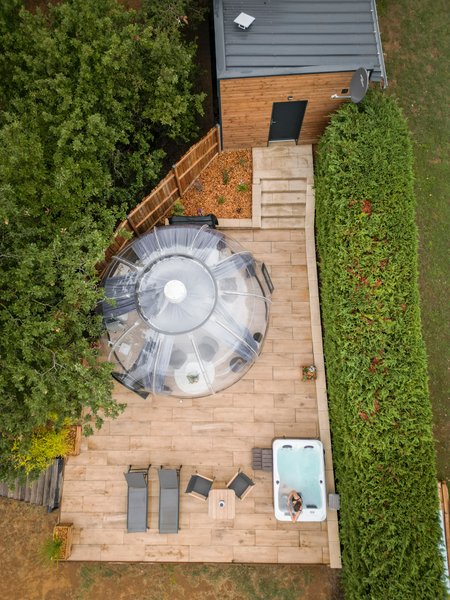 Hébergement AbracadaRoom : La Bulle StélléA SPA Privatif, Domaine CollinéA en Drôme Des Collines - Image 7