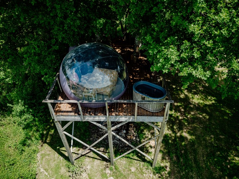 Hébergement AbracadaRoom : Bulle au sommet du Chêne & Spa - Image 1