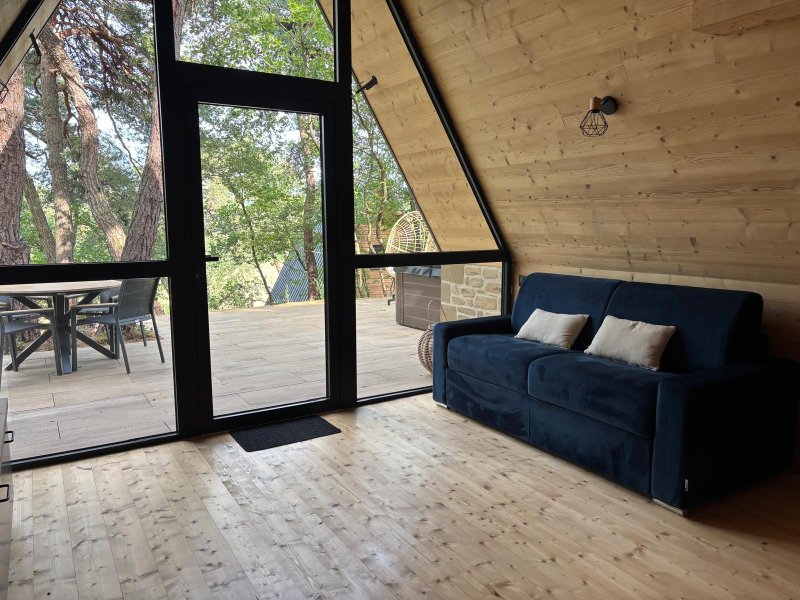 Hébergement AbracadaRoom : Chalet  CanopéA SPA Privatif, Domaine CollinéA en Drôme Des Collines - Image 11