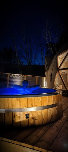 Hébergement AbracadaRoom : Dôme géodésique dans les arbres - Image 11